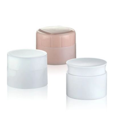 Esemplare fornito gratuitamente 5 ml di vasetto di crema di plastica a doppio strato per imballaggi per la cura della pelle