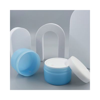 Campione fornito gratuitamente 15ml doppi strati Vaso di plastica con coperchio PP Crema viso di plastica