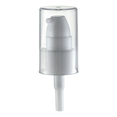 Pompa di trattamento di plastica a copertura piatta per la cura della pelle consegna rapida 18/410 Pompa di crema Spray