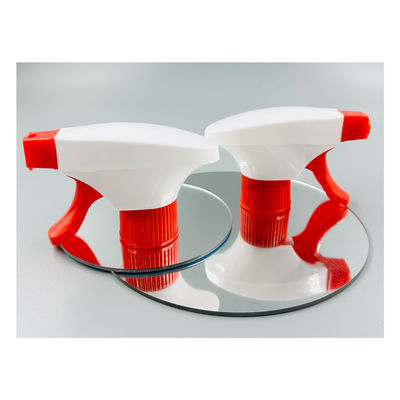 Spray di disinfettante di plastica da 28 mm doppia copertina pompa a scatto rosso spruzzatore per il vostro beneficio