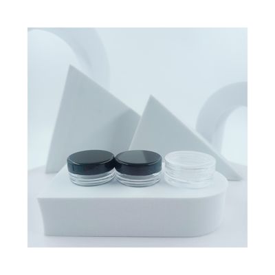 Cosmetici industriali Scatola di plastica trasparente portatile Bottone di crema a colori personalizzato 5ml 10ml