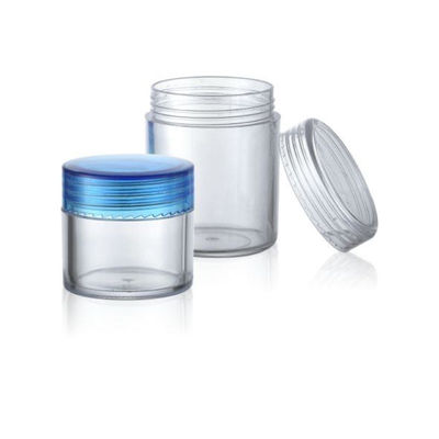 Prodotti OEM/ODM Volume elevato 20 ml 30 ml 50 ml Bottone di crema vuota PS trasparente con coperchio di plastica