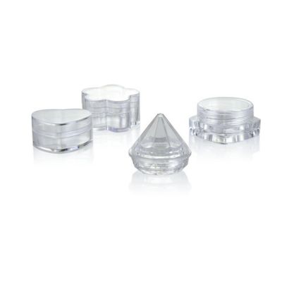 PS Materiale Forma rotonda Contenitore cosmetico vuoto da 4 ml per ombrello e crema per occhi