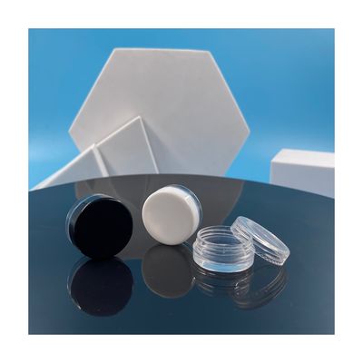 Ordine su misura Forma rotonda 2.5g 3g 5g Contenitori cosmetici Plastico PS Crema Vaso per ombre per gli occhi Crema per gli occhi