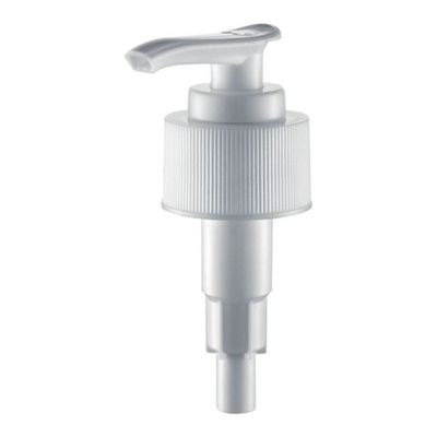 Pompa di lozione per mani a chiusura in alluminio a gomma liscia in plastica in PP da 24 mm a 28 mm per una consegna rapida