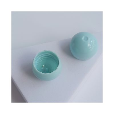 18/410 Perfume di lusso non ricaricabile Bottiglia di profumo rotonda con copertura a sfera colorata