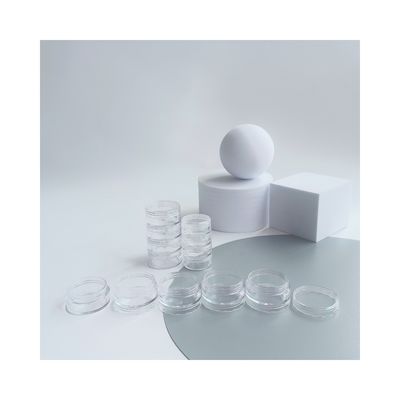 Personalizzato 5g 10g Bottone di PS impilabile per polvere di luccicante 5ml 10ml in altri prodotti per la cura personale