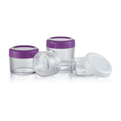 Stampaggio Stampa Manipolazione 20 ml Plastica trasparente Acrilica Cosmetica Crema Bottone imballaggio