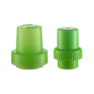 36 mm 58 mm PP detersivo per biancheria di plastica copertura di misura copertura verde per bottiglie 48/400 bottiglie