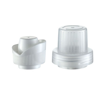 Logo personalizzato 38mm 48mm PP Cappuccio di detersivo plastico per lavaggio Cappuccio di bottiglia