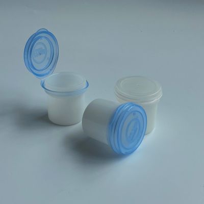Bastoni di plastica in PP cilindrici da 12 ml con coperchio in alluminio per imballaggi personalizzati di pasticche in PP