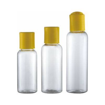 Lozione per il corpo 30ml 50ml 60ml Colorato su misura Materiale del colletto in PET Bottiglia di plastica trasparente