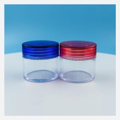 20g 30g 50g Barattolo di plastica trasparente vuoto Barattolo di crema cosmetica ricaricabile per uso industriale