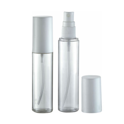 PET Body PP Cap 50ml 60ml Bottiglia di spray di alcol di plastica 2 oz con tappo bianco