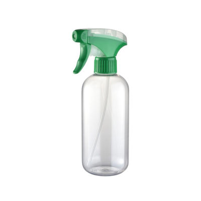 Bottiglia trasparente da 400 ml con pistola a spruzzo fatta in materiale PET