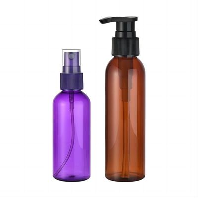 Stampa a schermo Bottiglie di plastica in PET ricaricabili per la cura della pelle personale Imballaggi cosmetici