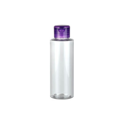 Colore personalizzato Bottiglia in PET di plastica da 120 ml per lozione Capacità 120 ml 24/410 Flip Top Cap