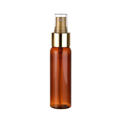 60 ml bottiglia di PET di plastica ambra con trigger di spruzzatore ricaricabile